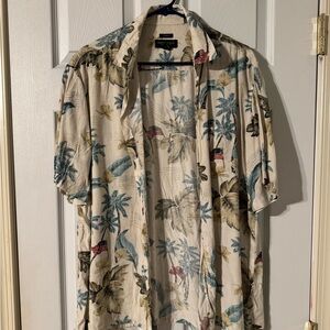 Pronto Uomo Classic Fit Tropical Shirt